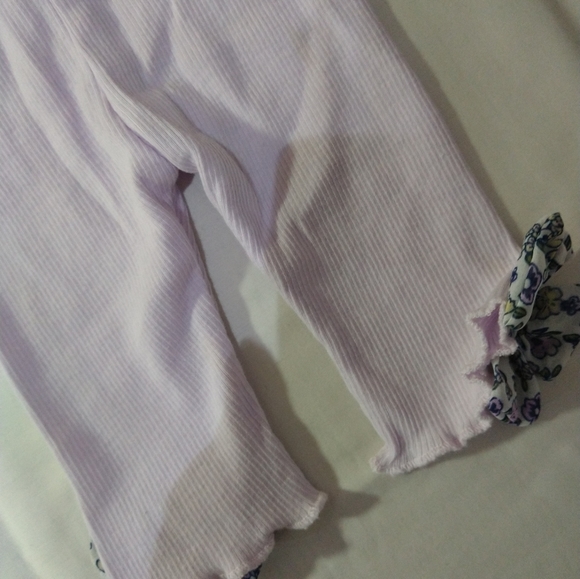 size 6/9M baby girls rib bow leggings - Picture 9 of 15